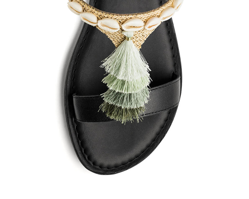 Tulum Tassle - Classic Riemen Black