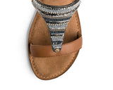 Ethno Beads - Comfort Riemen Cognac