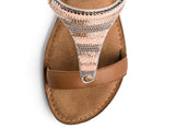 Ethno Beads - Comfort Riemen Cognac
