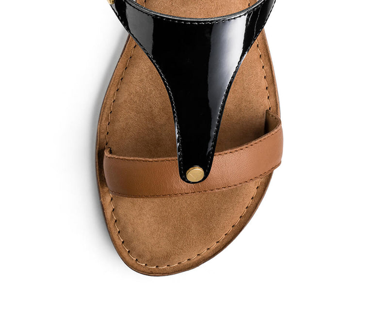 City Gloss - Comfort Riemen Cognac