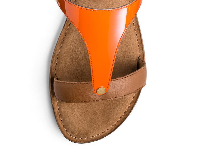 City Gloss - Comfort Riemen Cognac